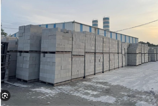 100mm AAC Blocks Stack